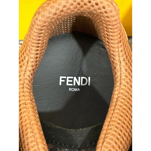Fendi Brown FFluid Low Top Sneakers Men\'s US10 SPB-TS 339264 main image 8
